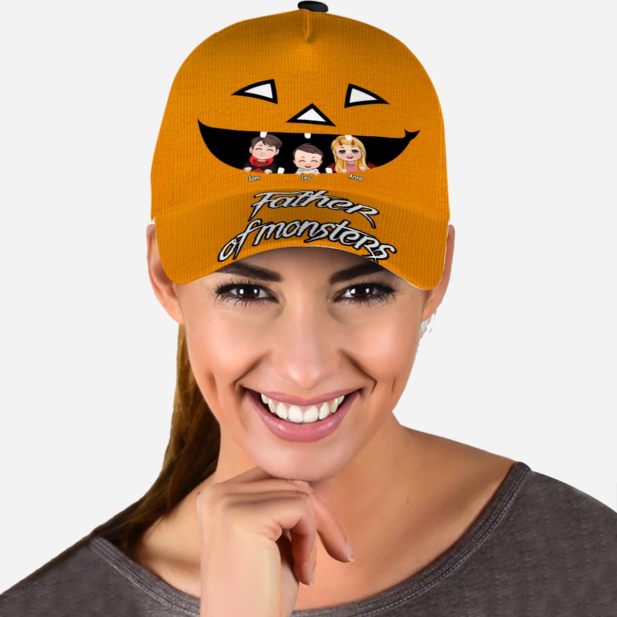 Père des Monstres - Casquette Classique Personnalisée pour Père