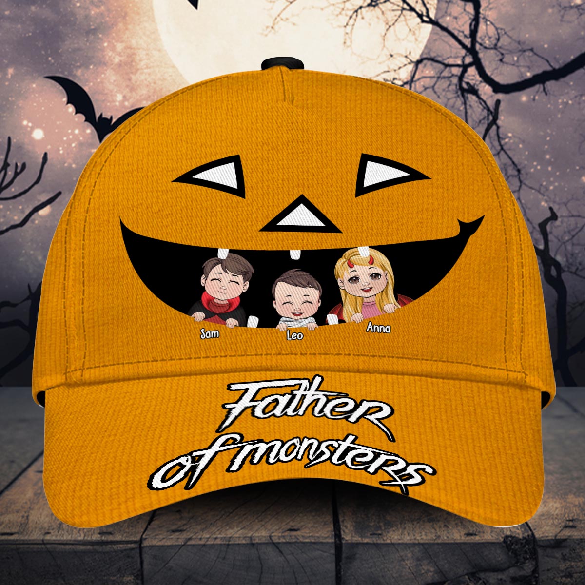 Père des Monstres - Casquette Classique Personnalisée pour Père