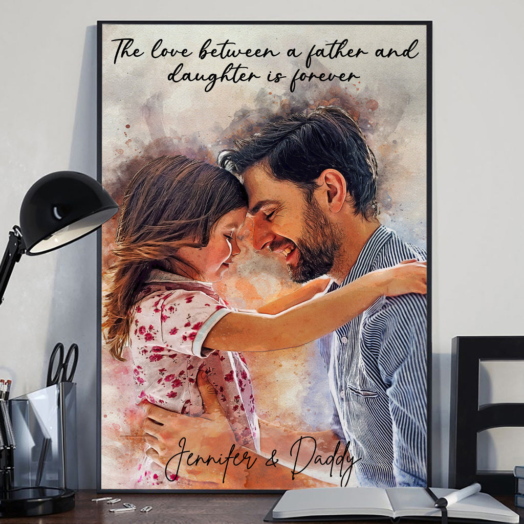 Best Dad Ever - Personalized Father Canvas And Poster