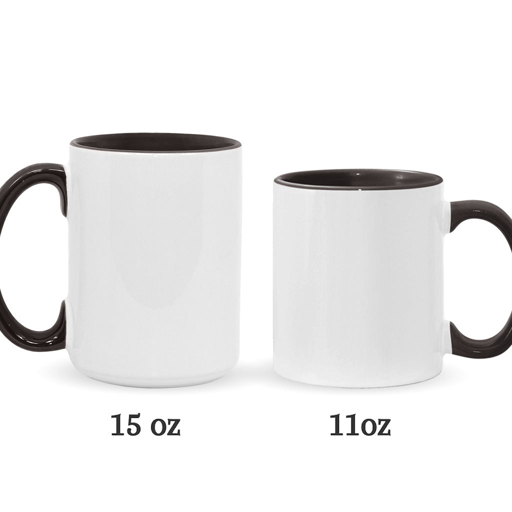 Grincheux à l'intérieur - Mug personnalisé avec étole de Noël