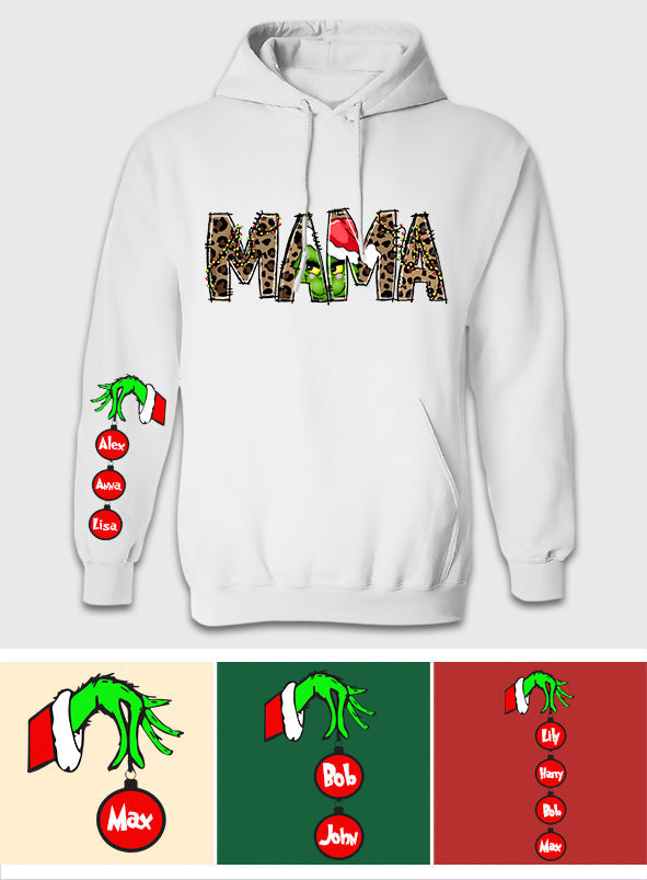 Personalized Christmas Hoodie For Mom - Personalized Stole Christmas All Over Shirt