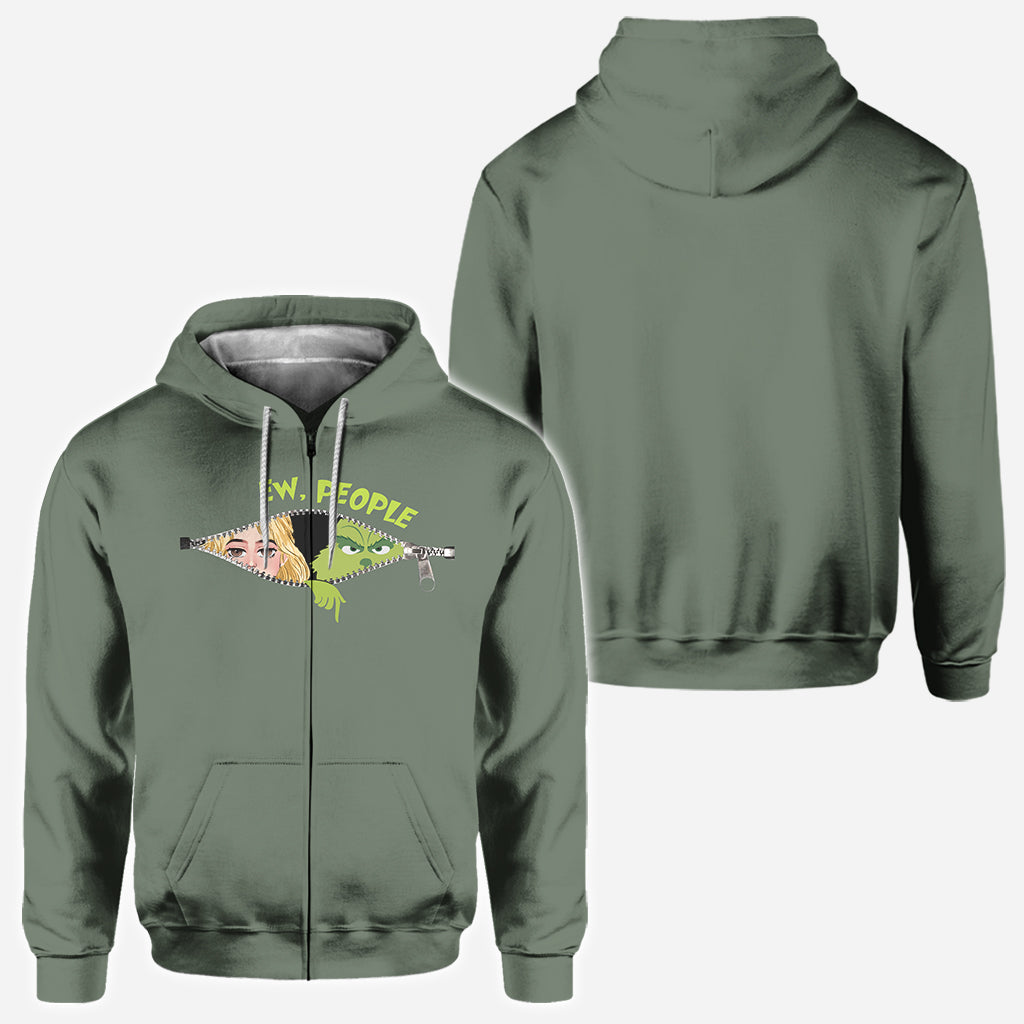 Ew People Green Mischief - T-shirt personnalisé « Volé Noël »