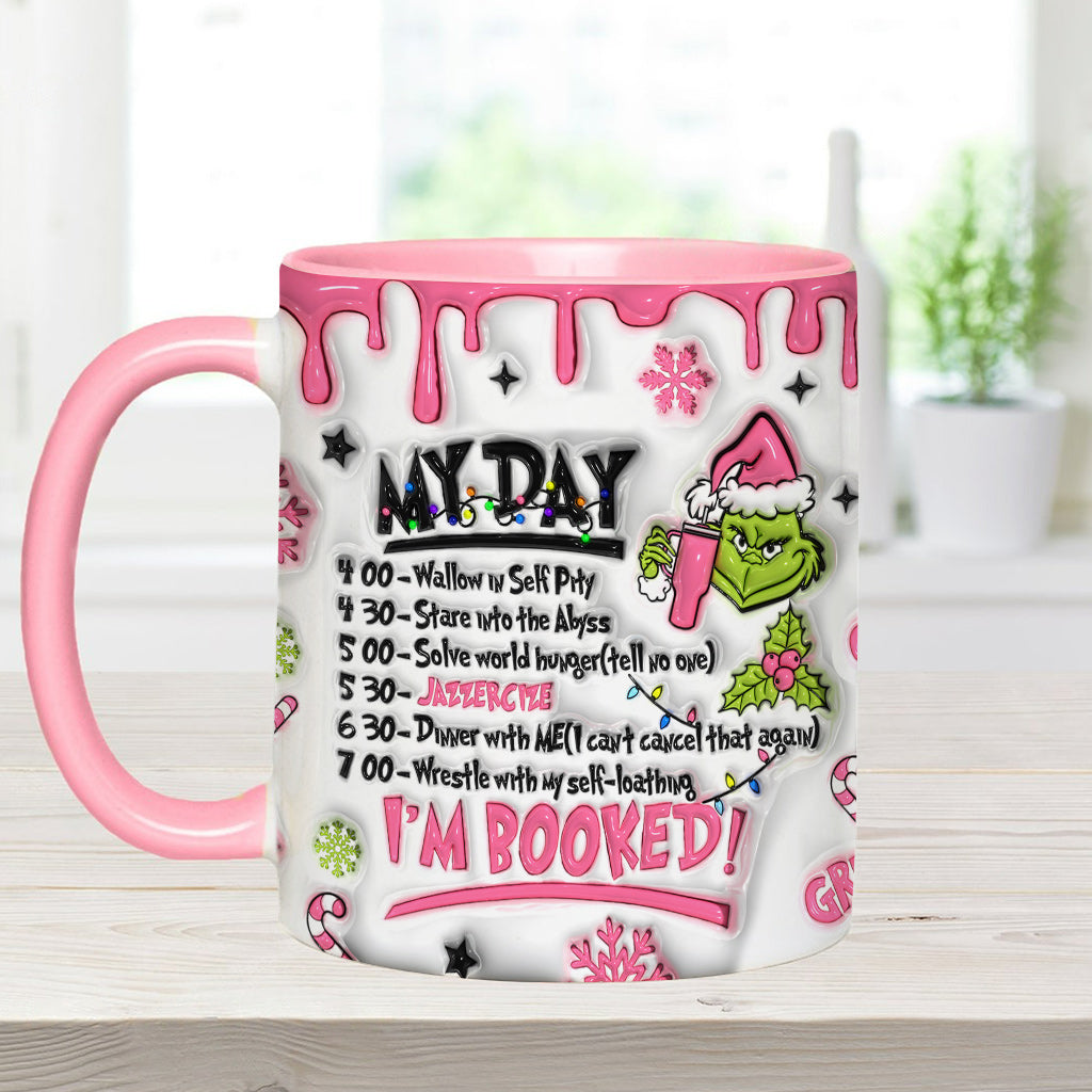 Je suis réservé(e) - Mug de Noël personnalisé avec étole