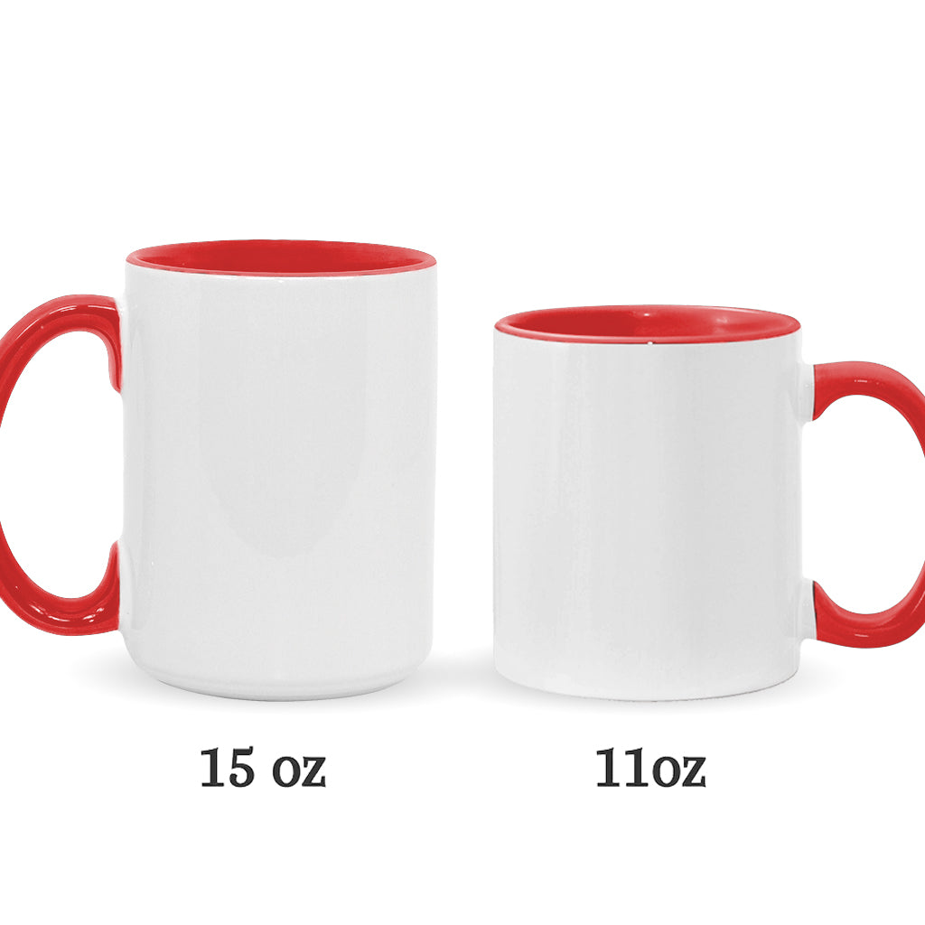 Red Christmas - Personalized Stole Christmas Accent Mug