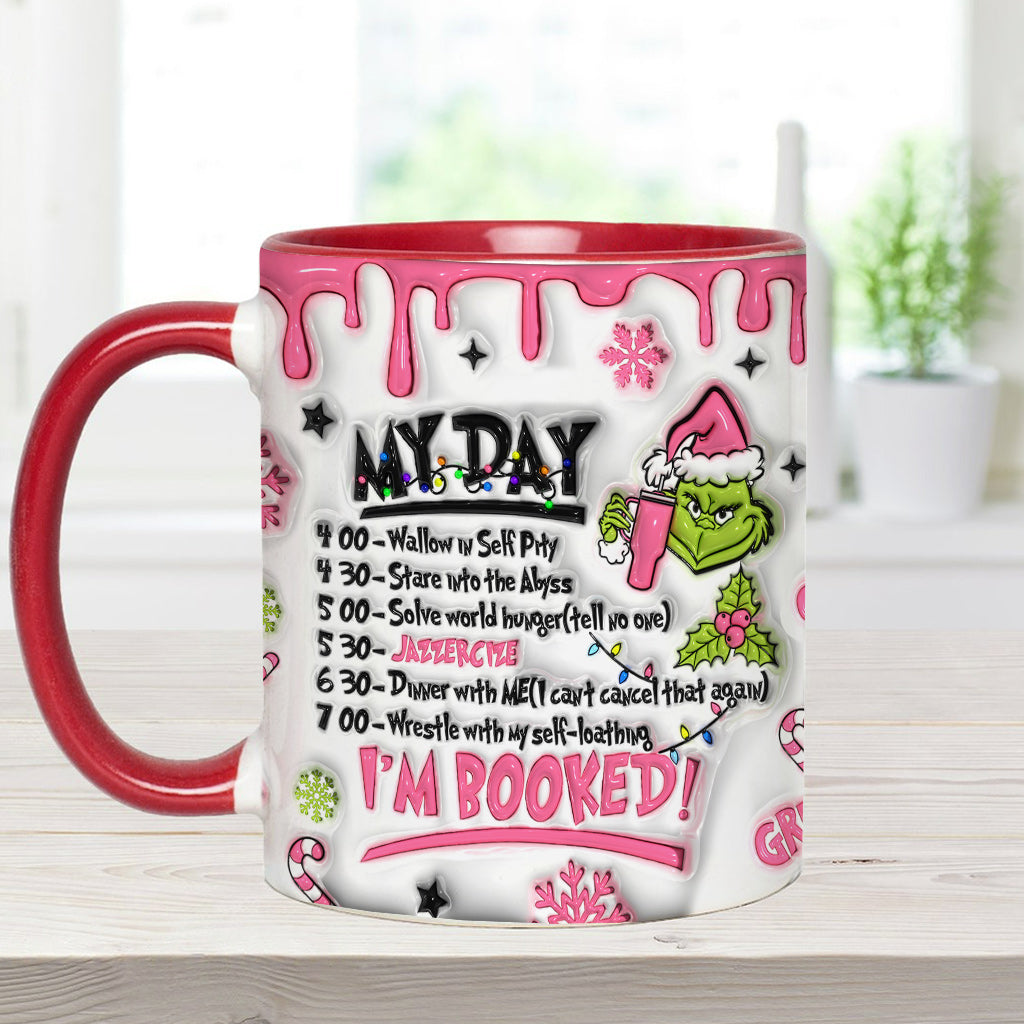 Je suis réservé(e) - Mug de Noël personnalisé avec étole