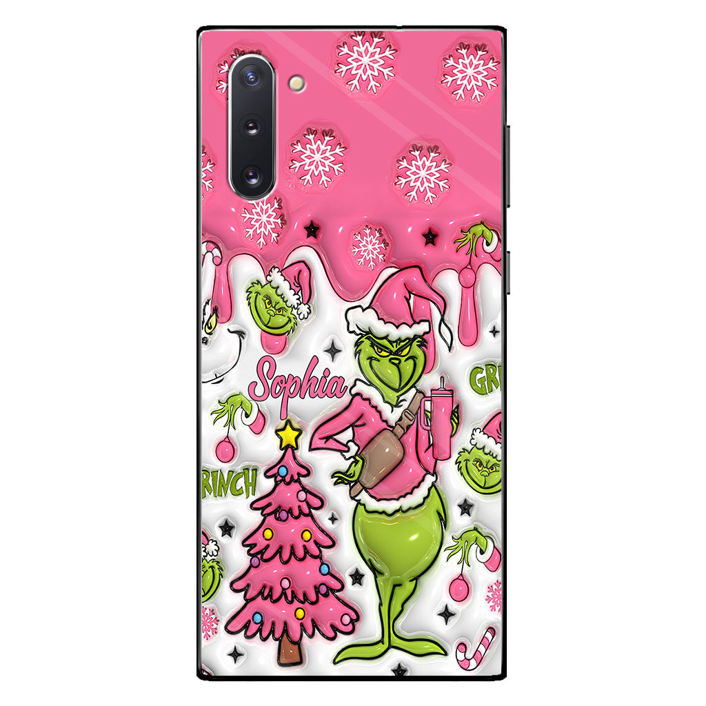 Merry Grinchmas - Personalized Stole Christmas Phone Case