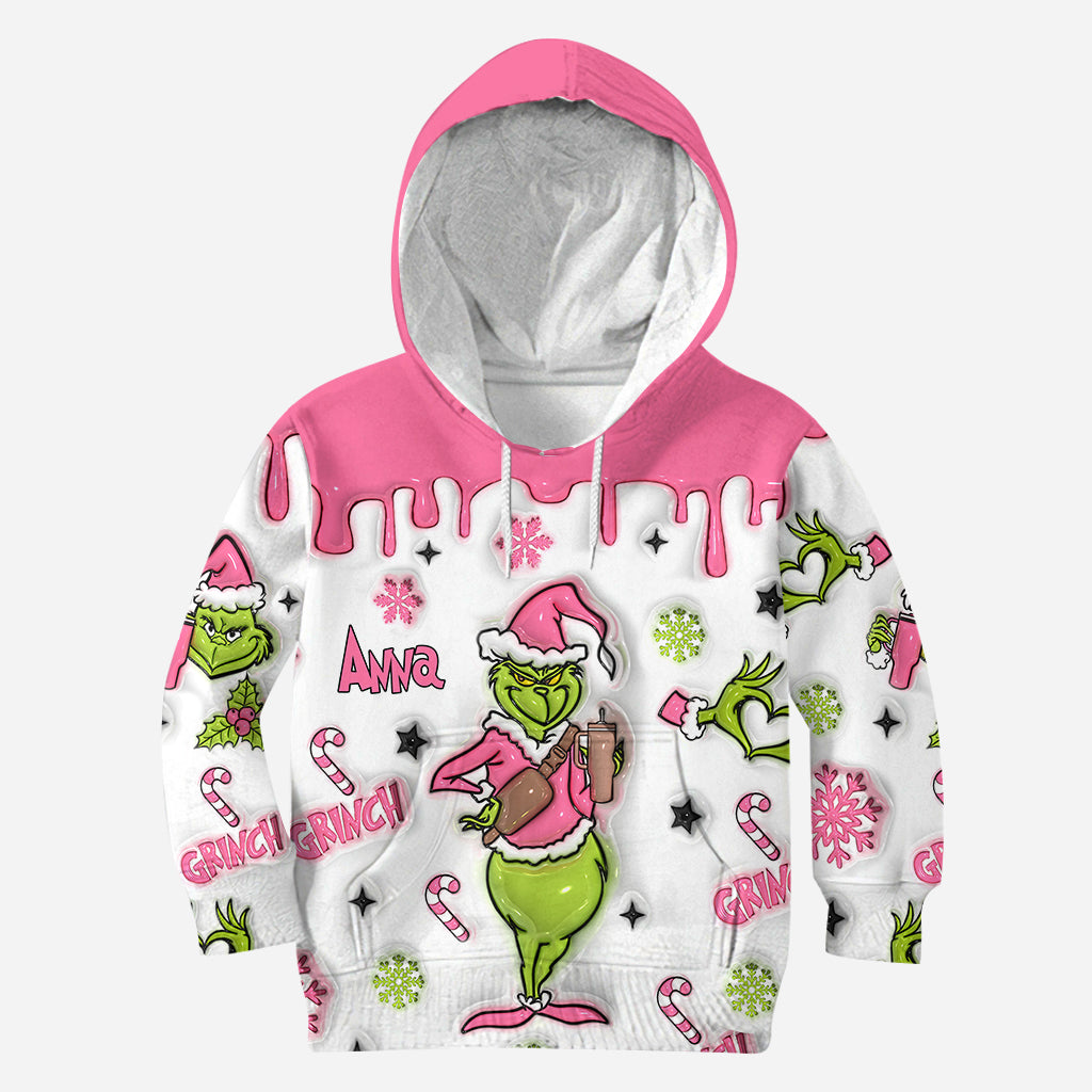 Je suis réservé(e) - Sweat à capuche et legging personnalisés « Étole de Noël »