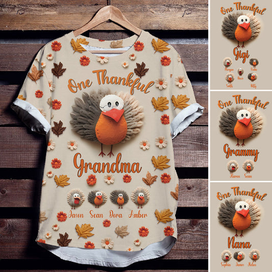 Une grand-mère reconnaissante - T-shirt personnalisé « Grand-mère »