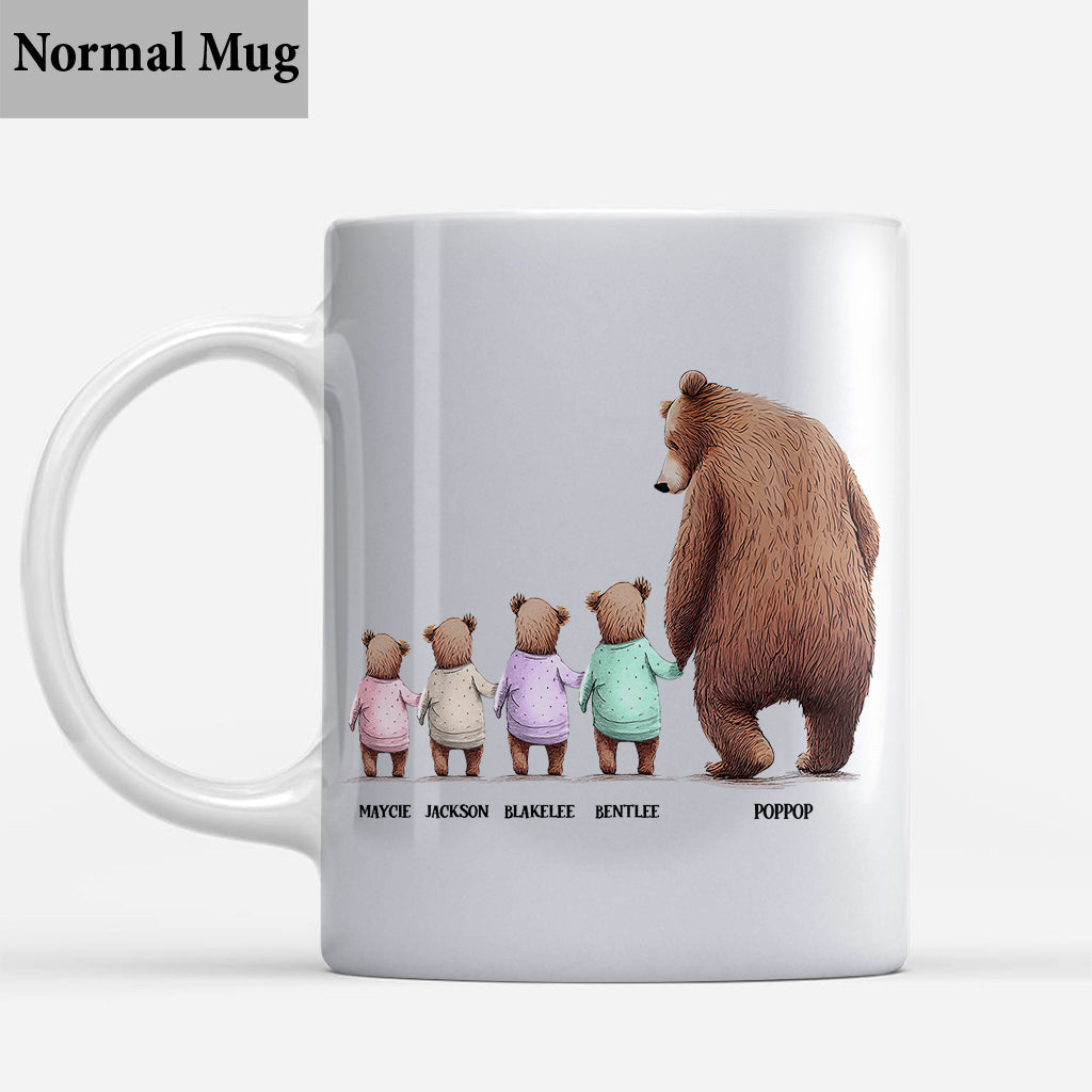 Mug Papa Ours Inestimable - Mug personnalisé pour la fête des pères