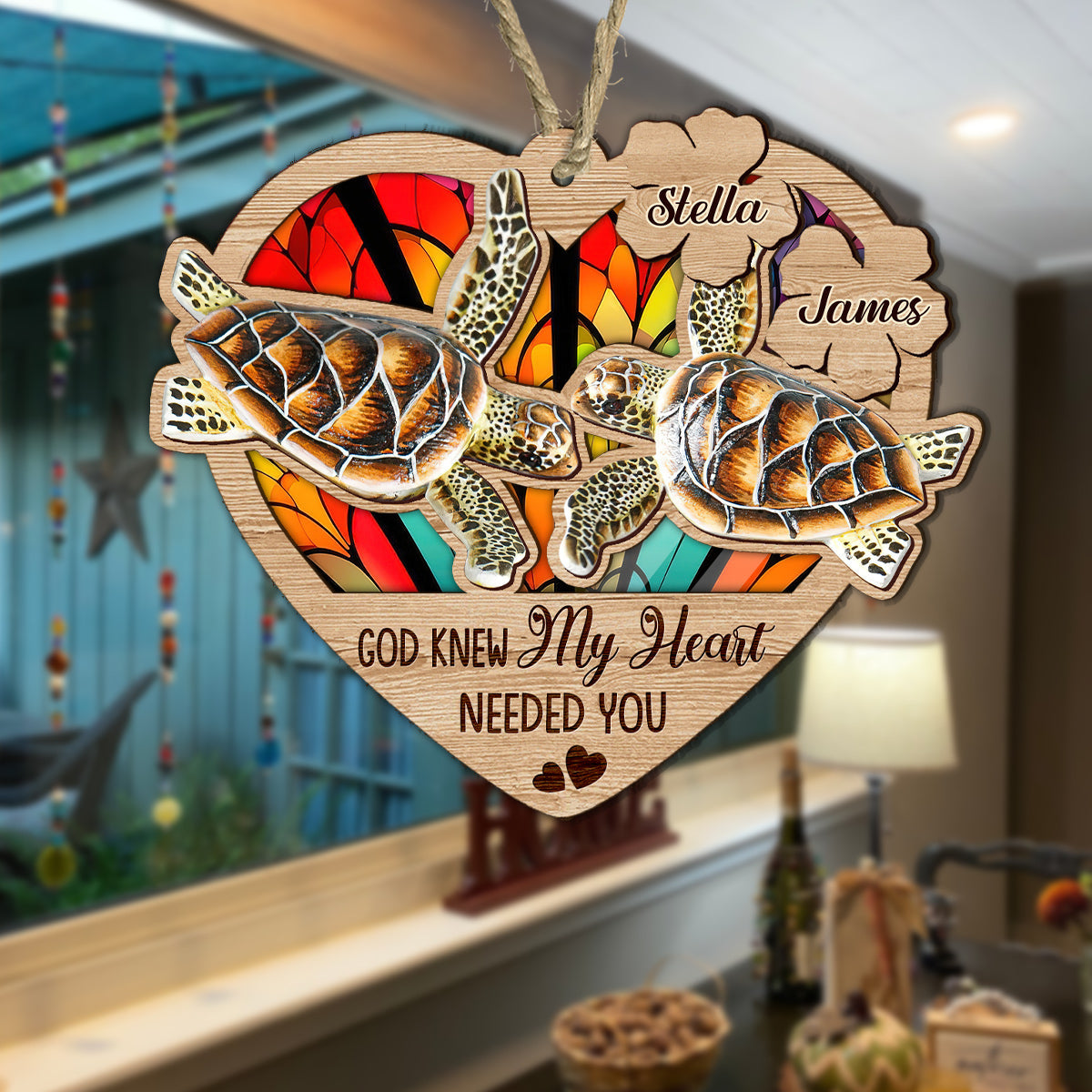 Tant de tortues dans la mer - Attrape-soleil tortue personnalisé