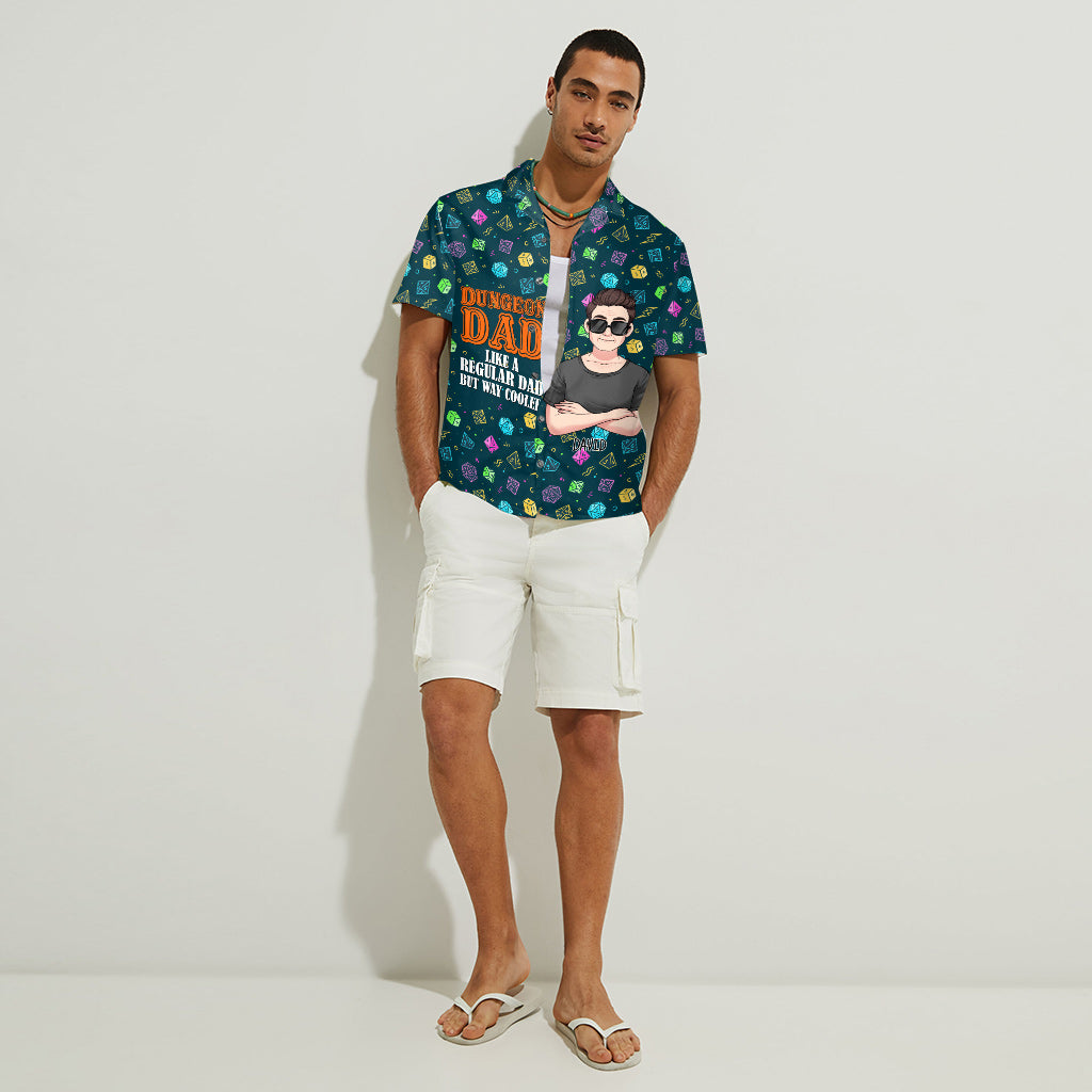 Dungeon Dad - Chemise hawaïenne RPG personnalisée