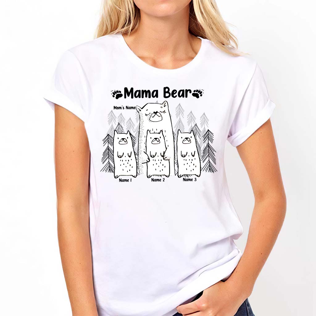 Maman Ours - T-shirt et sweat à capuche personnalisés pour la fête des mères
