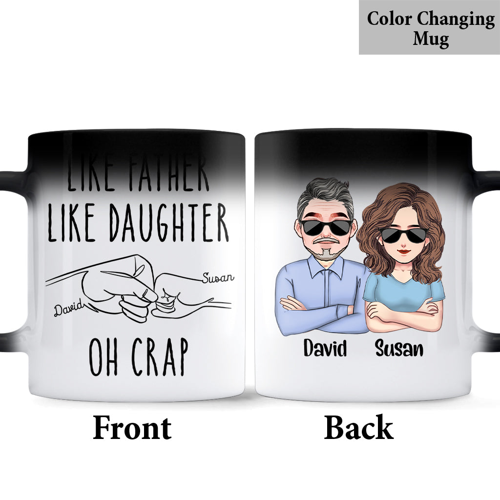 Telle mère, telle fille - Mug personnalisé pour papa