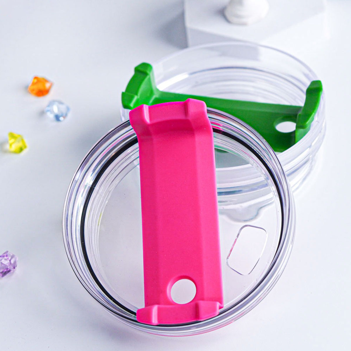 Gobelet isotherme de Noël personnalisé avec anse - Nom au choix -