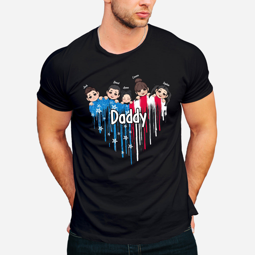 Meilleur papa du monde - T-shirt et sweat à capuche personnalisés pour papa
