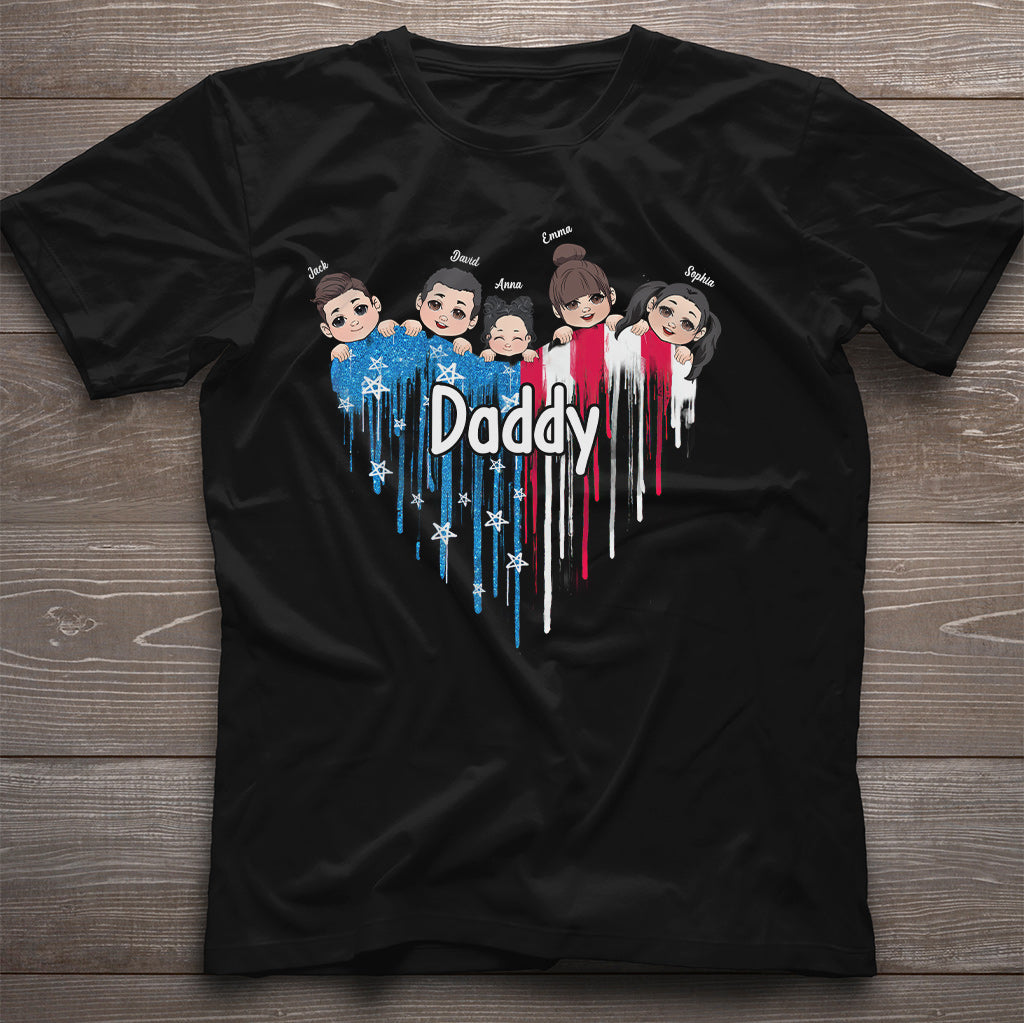 Meilleur papa du monde - T-shirt et sweat à capuche personnalisés pour papa