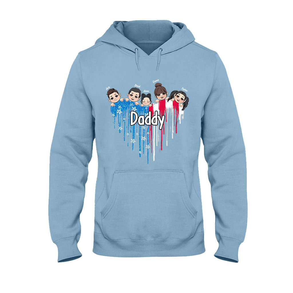 Meilleur papa du monde - T-shirt et sweat à capuche personnalisés pour papa