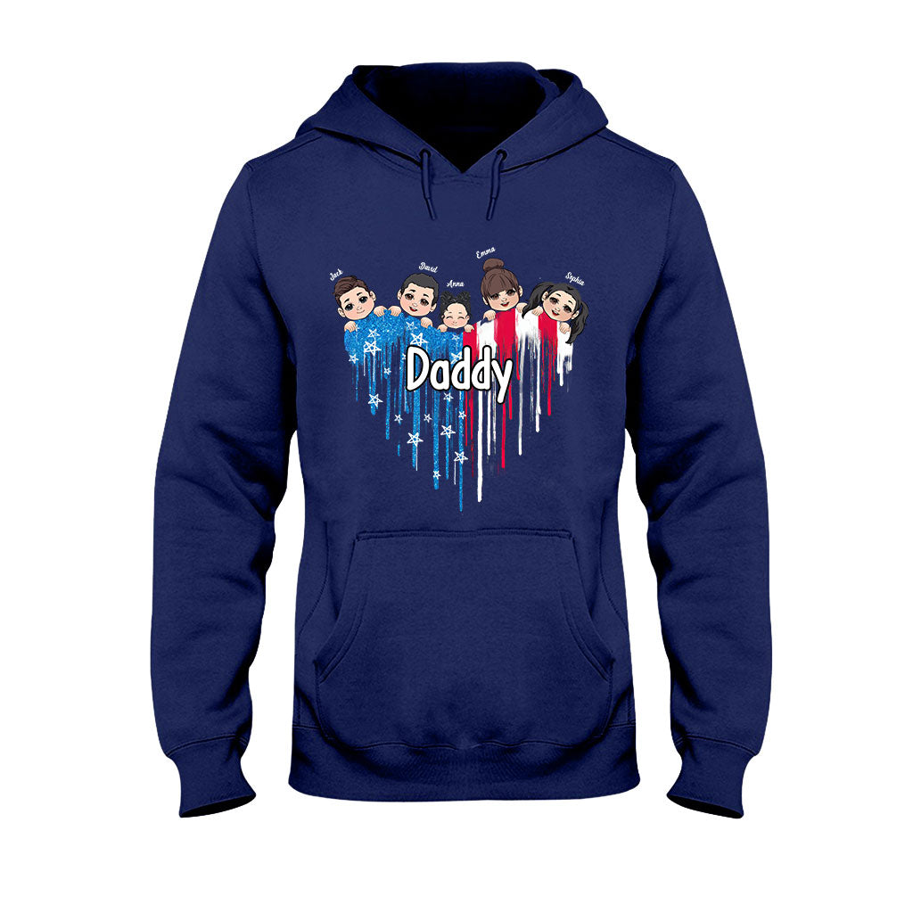 Meilleur papa du monde - T-shirt et sweat à capuche personnalisés pour papa