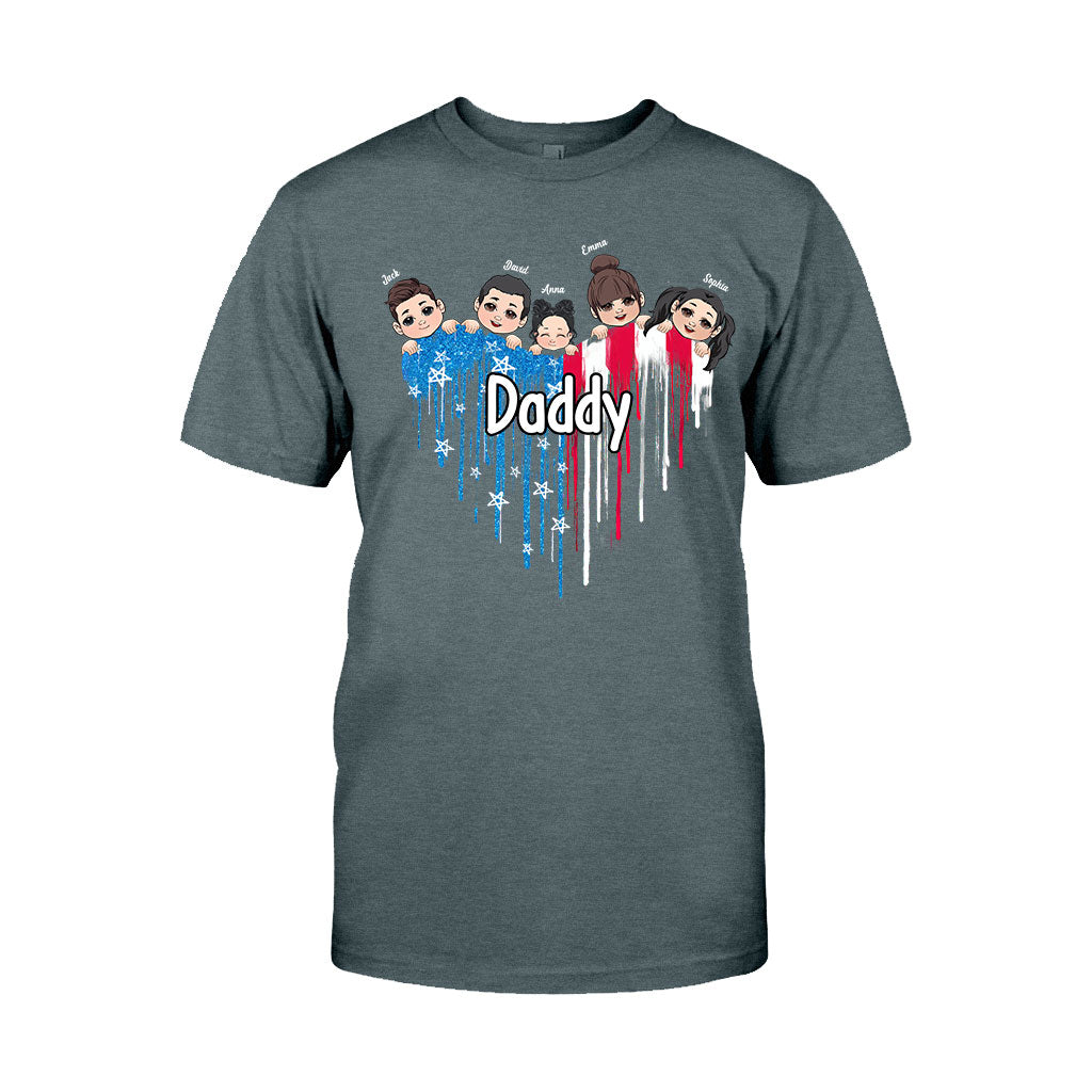 Meilleur papa du monde - T-shirt et sweat à capuche personnalisés pour papa