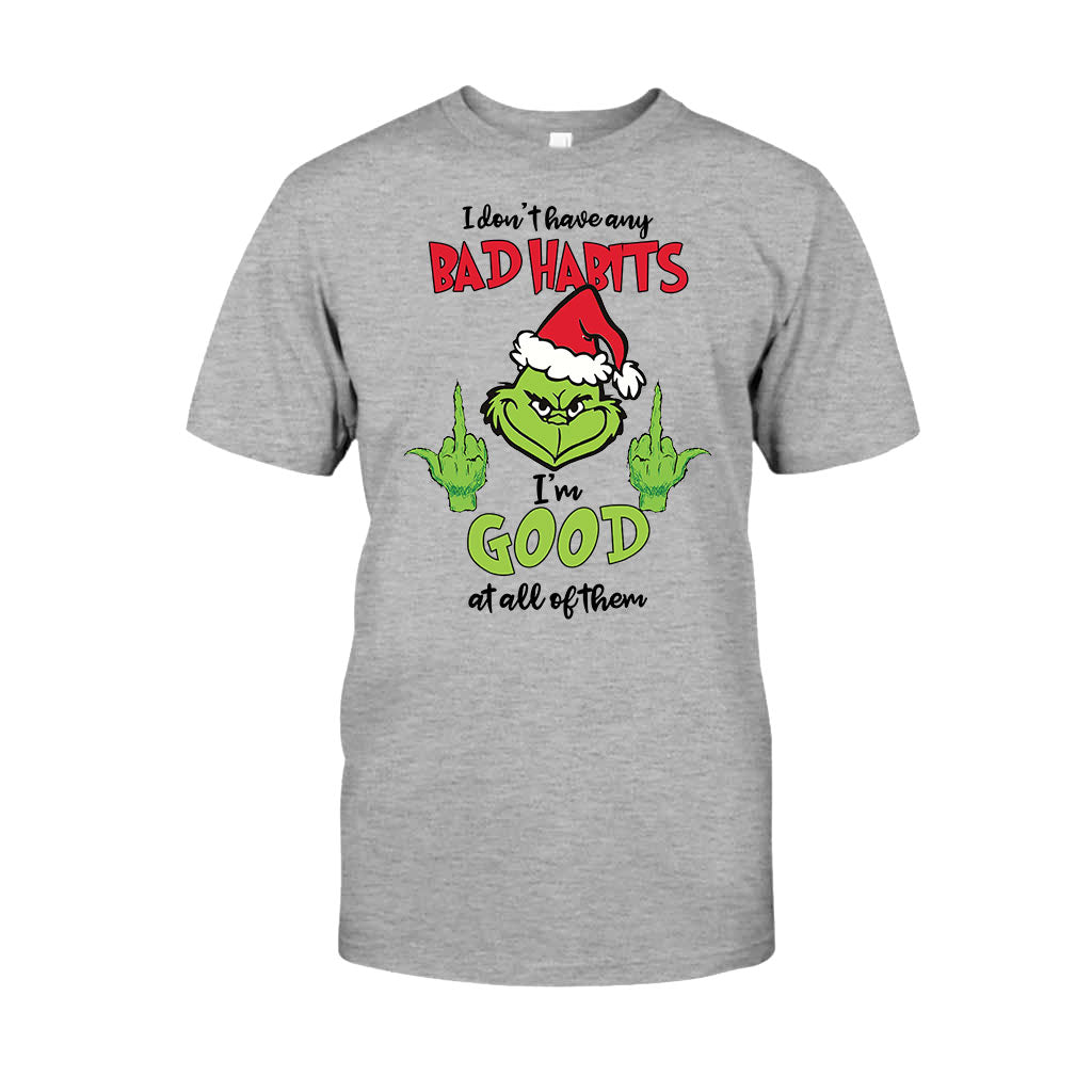 Je n'ai pas de mauvaises habitudes - T-shirt et sweat à capuche de Noël