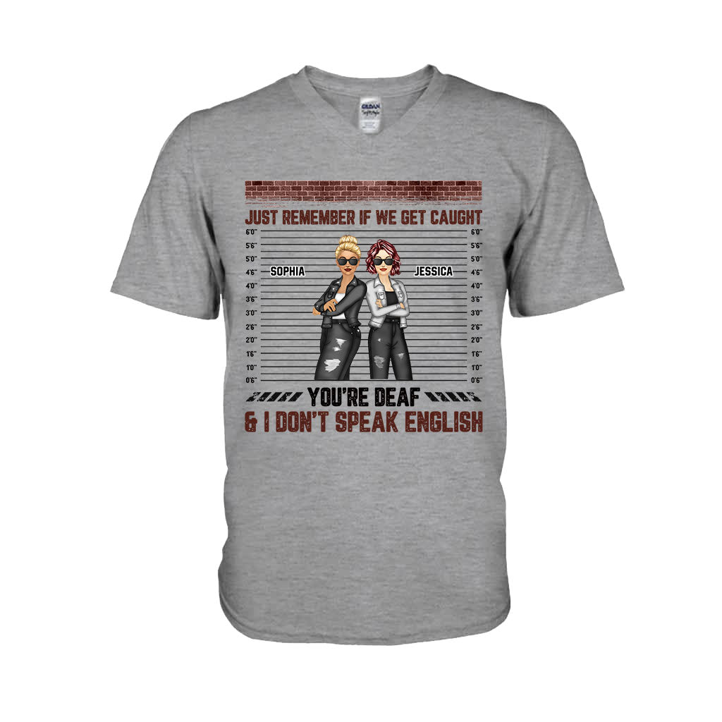 Souviens-toi juste quand on se fait prendre - T-shirt et sweat à capuche personnalisés pour meilleures amies