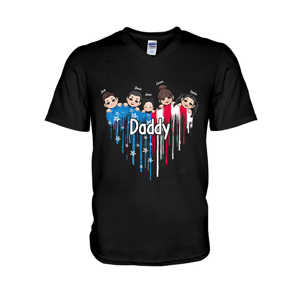 Meilleur papa du monde - T-shirt et sweat à capuche personnalisés pour papa