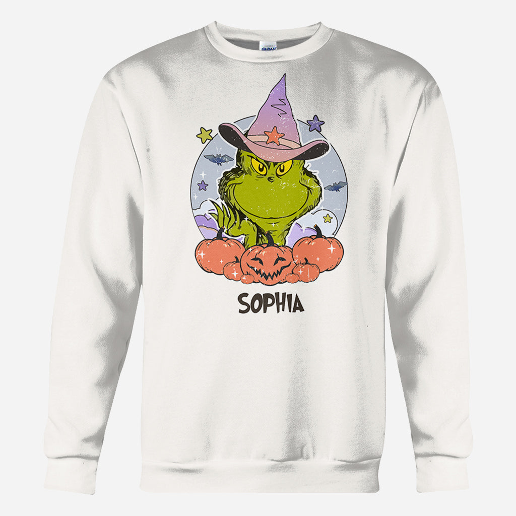 Joyeux Halloween - T-shirt personnalisé « Étoffe de Noël »