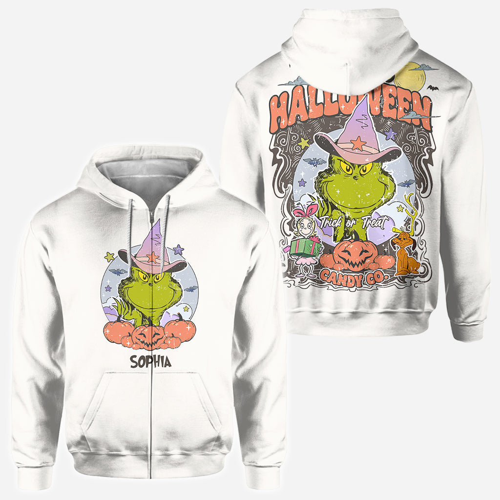 Joyeux Halloween - T-shirt personnalisé « Étoffe de Noël »