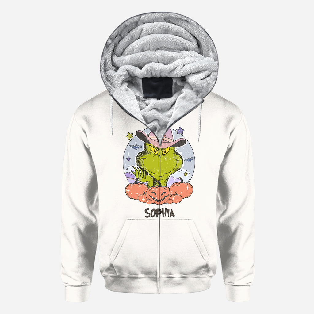Joyeux Halloween - T-shirt personnalisé « Étoffe de Noël »