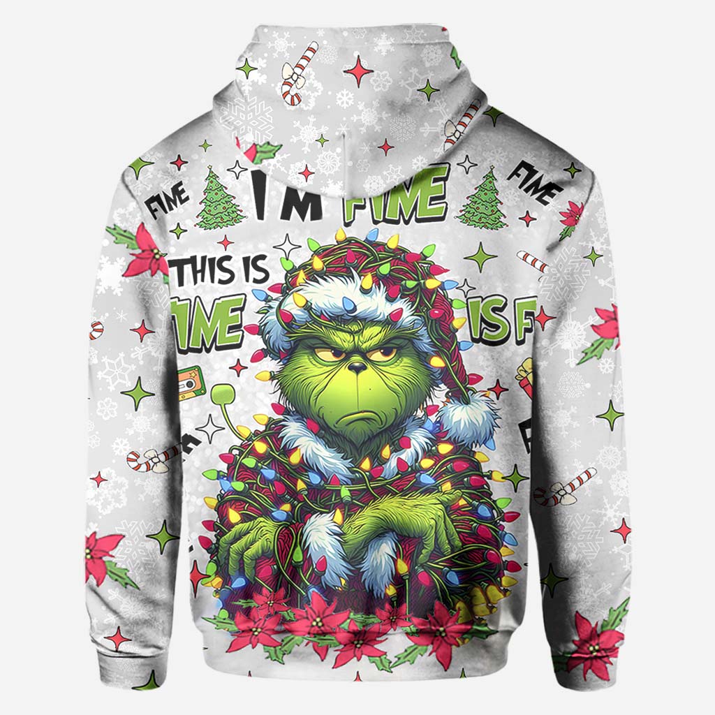 Tout va bien, je vais bien - T-shirt personnalisé « J'ai volé Noël partout »