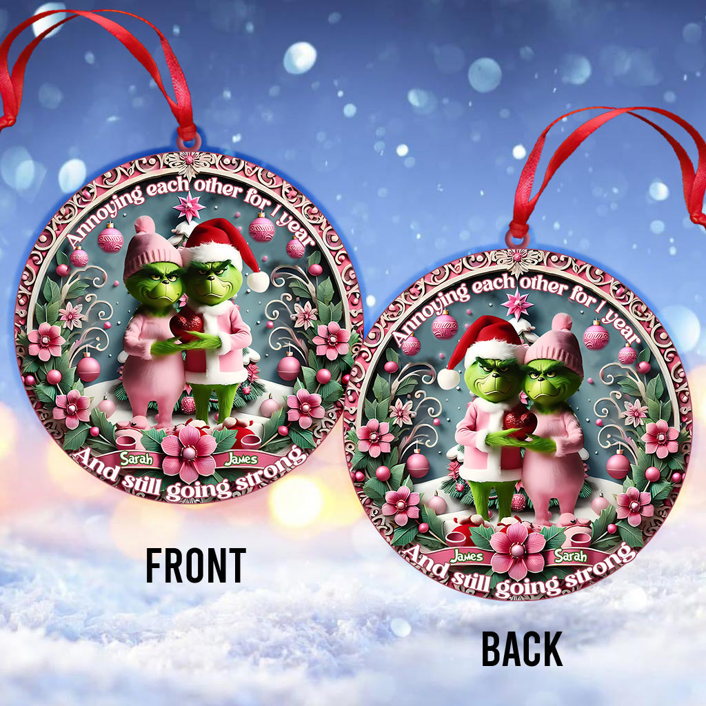 Annoying Each Other - Personalized Stole Christmas Ornament