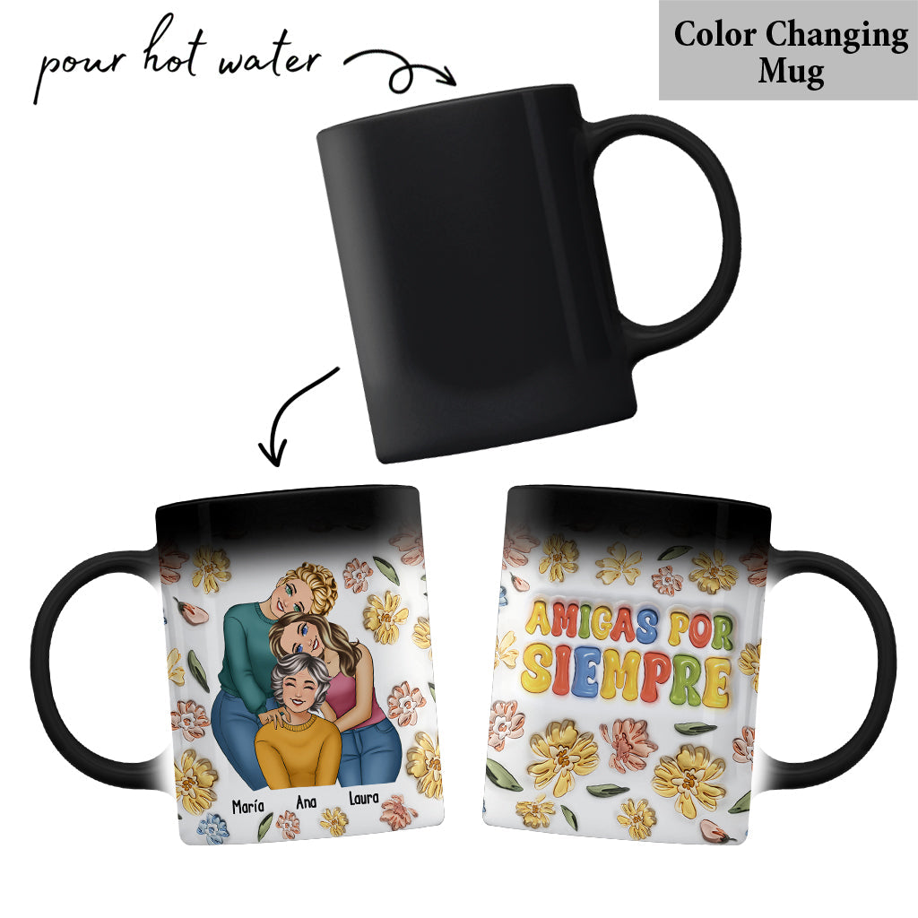 Amigas Por Siempre - Tasse Bestie personnalisée