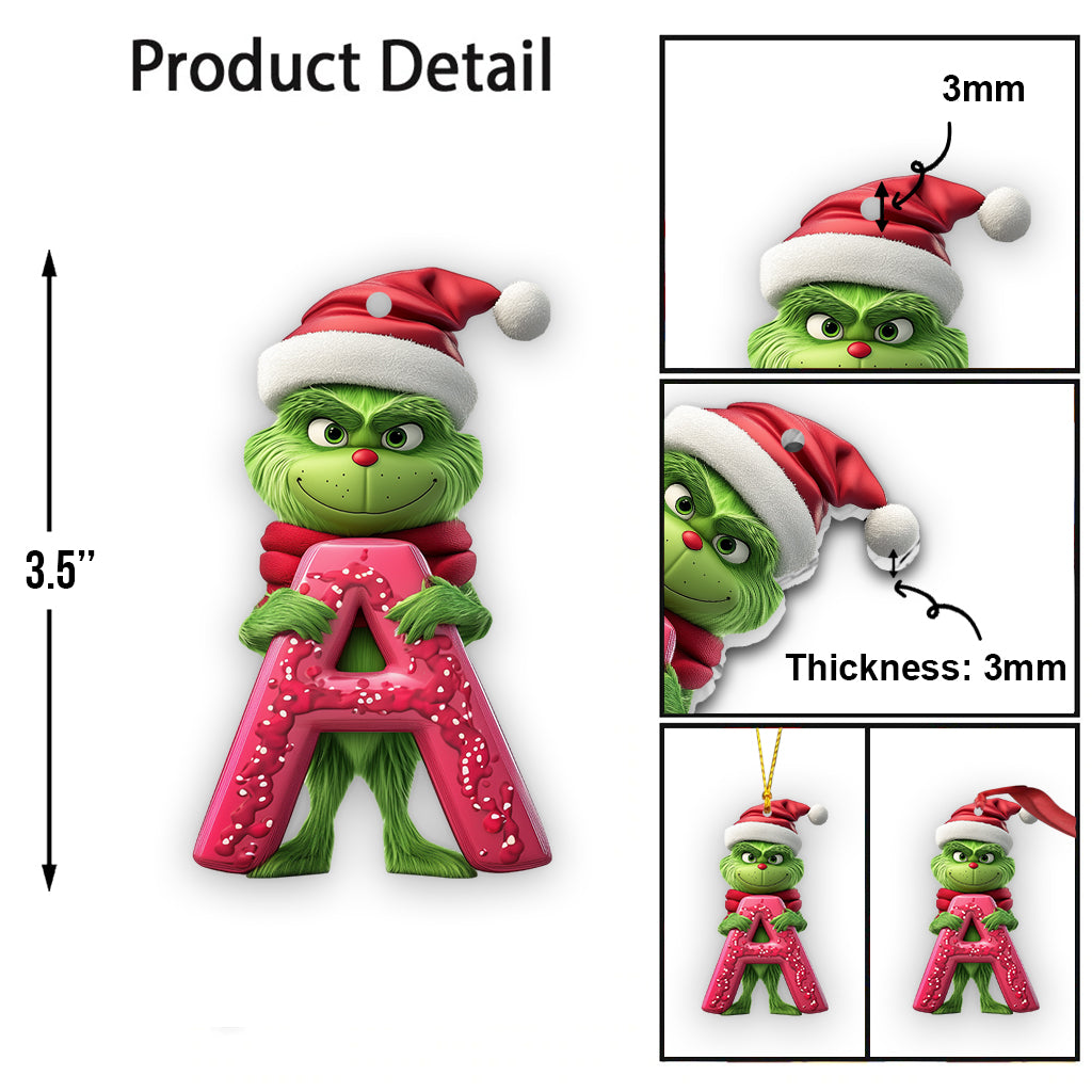 Joyeux Grinchmas - Étole de Noël personnalisée
