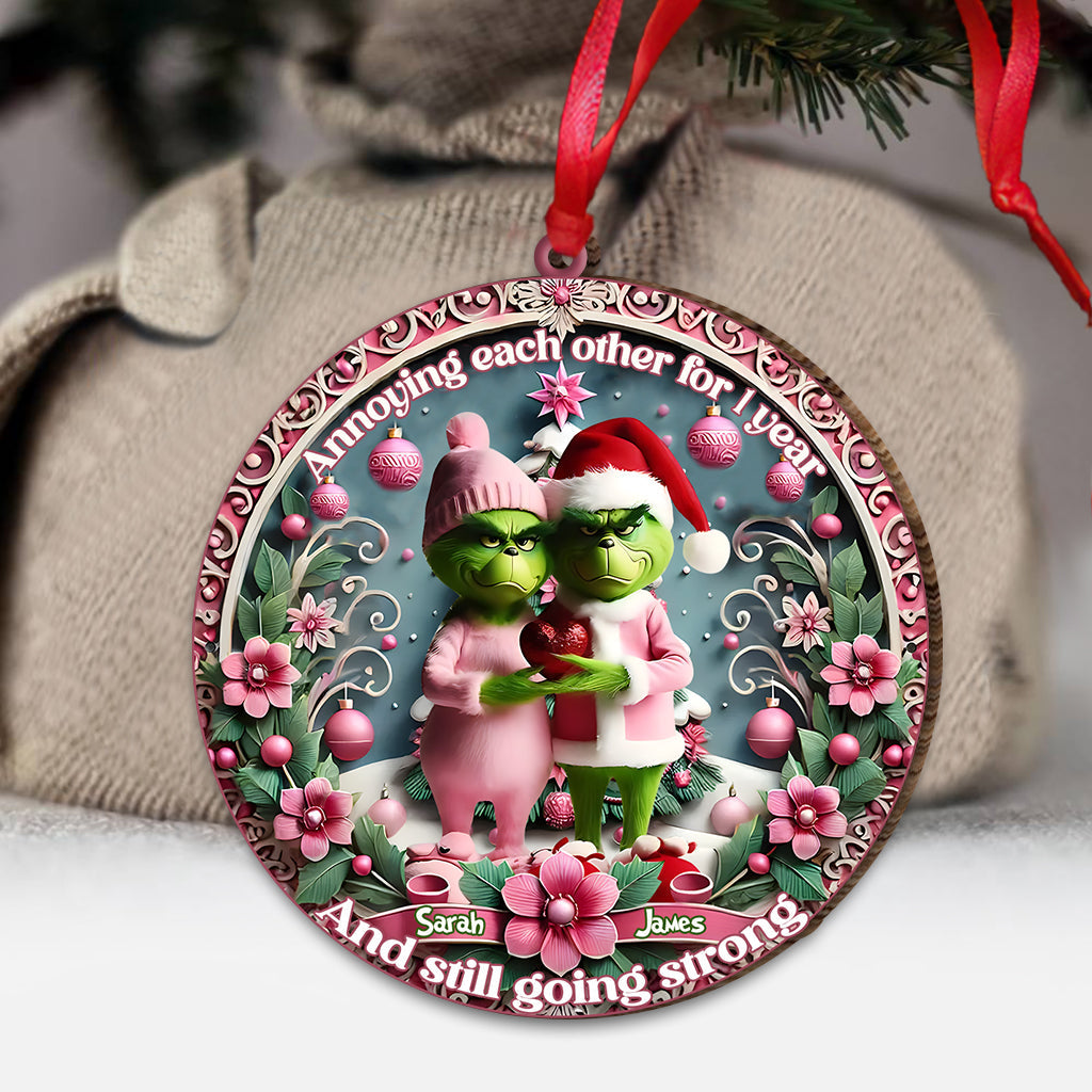 Annoying Each Other - Personalized Stole Christmas Ornament