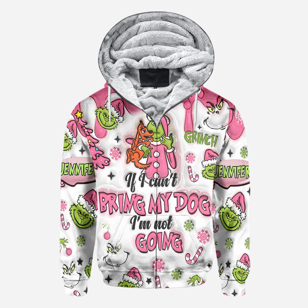 If I Can't Bring My Dog - Personalized Stole Christmas All Over Shirt