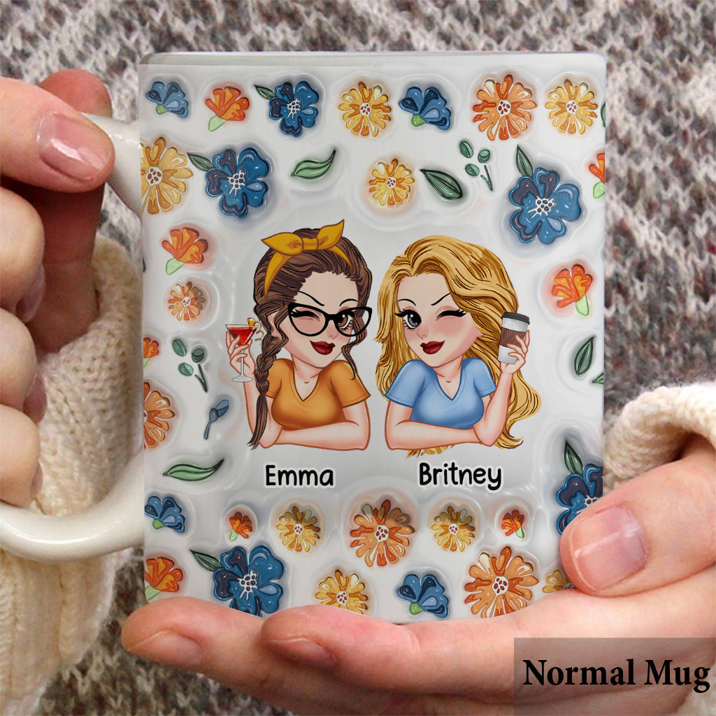 Mug personnalisé pour meilleures amies - Amies fantômes