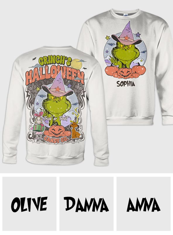 Joyeux Halloween - T-shirt personnalisé « Étoffe de Noël »