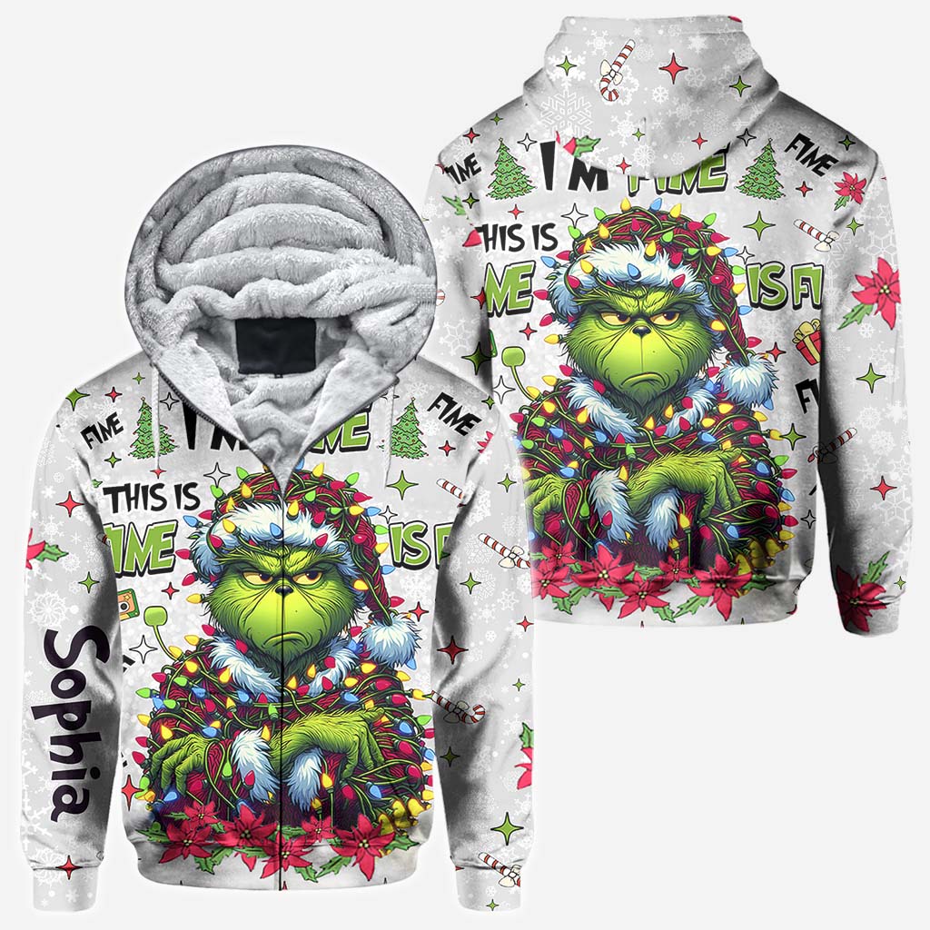 Tout va bien, je vais bien - T-shirt personnalisé « J'ai volé Noël partout »