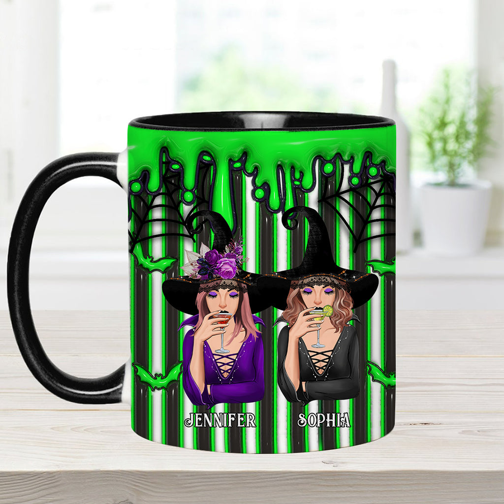 We're Strange and Unusual - Personalized Bestie Accent Mug