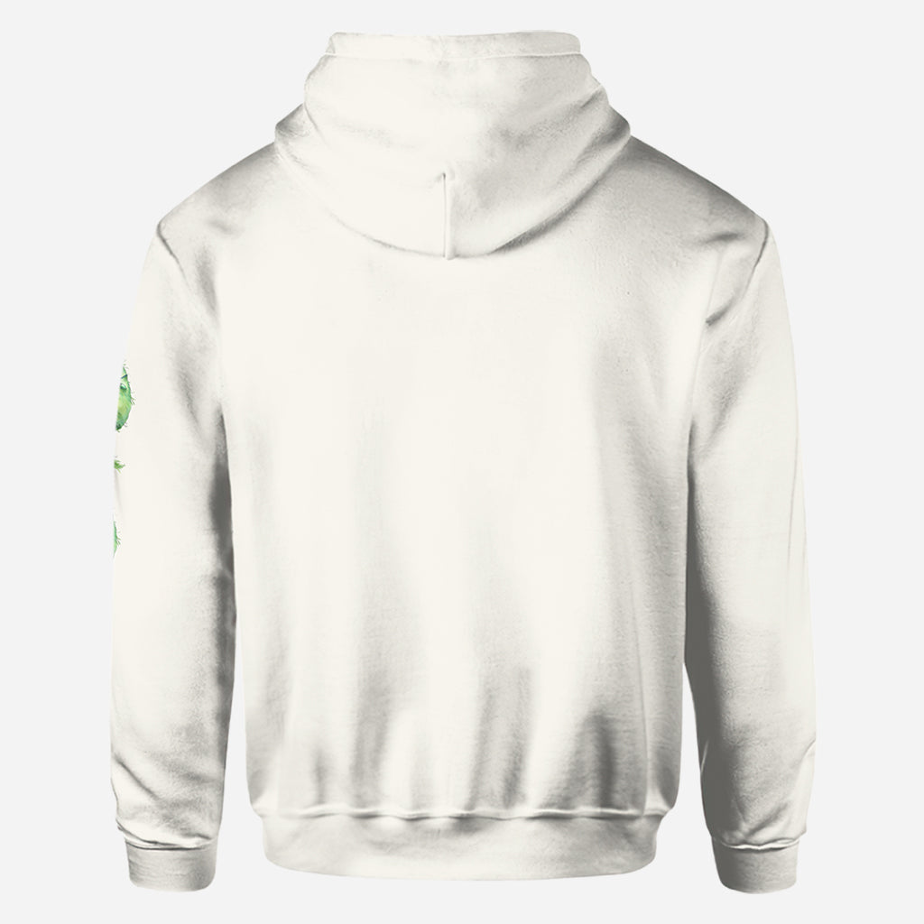 T-shirt personnalisé « Noël Grinchy » avec motif étole de Noël, disponible en plusieurs titres.
