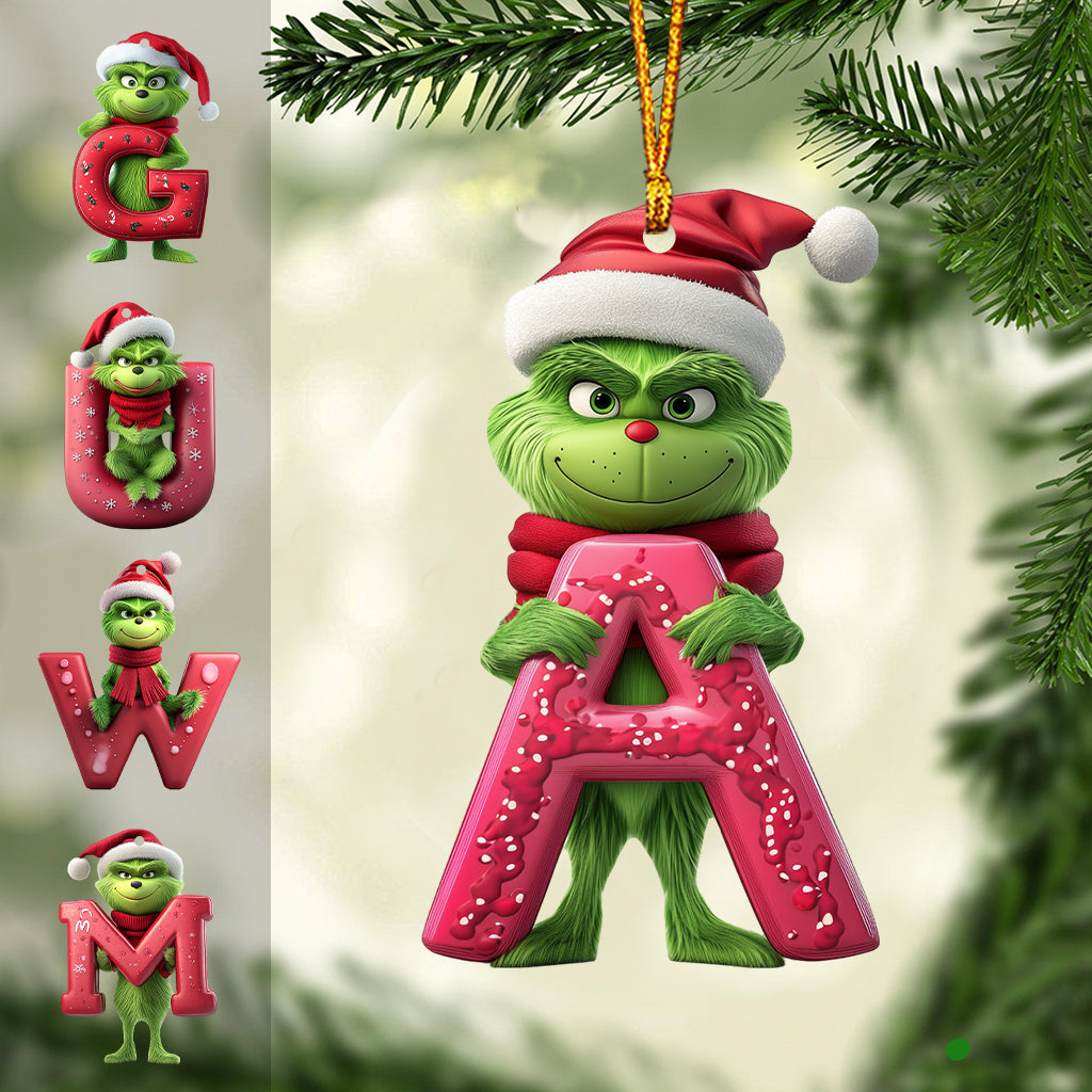Joyeux Grinchmas - Étole de Noël personnalisée