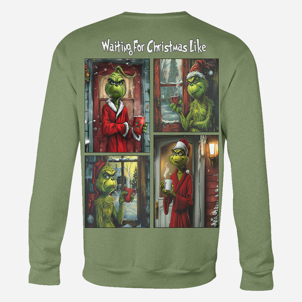 Waiting For Christmas - Personalized Stole Christmas All Over Shirt
