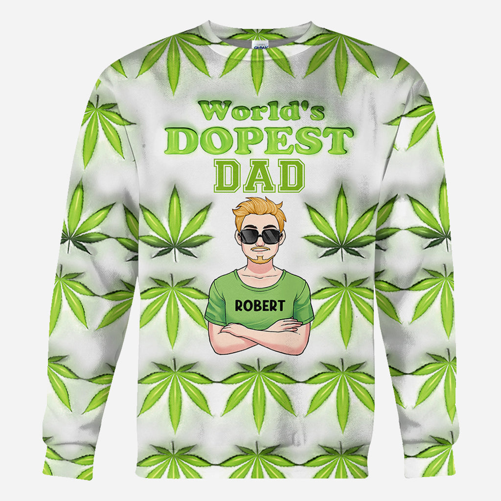 Le papa le plus cool du monde - T-shirt personnalisé pour papa