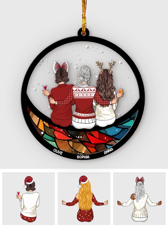 This Is Us - Personalized Family Layers Mix Ornament