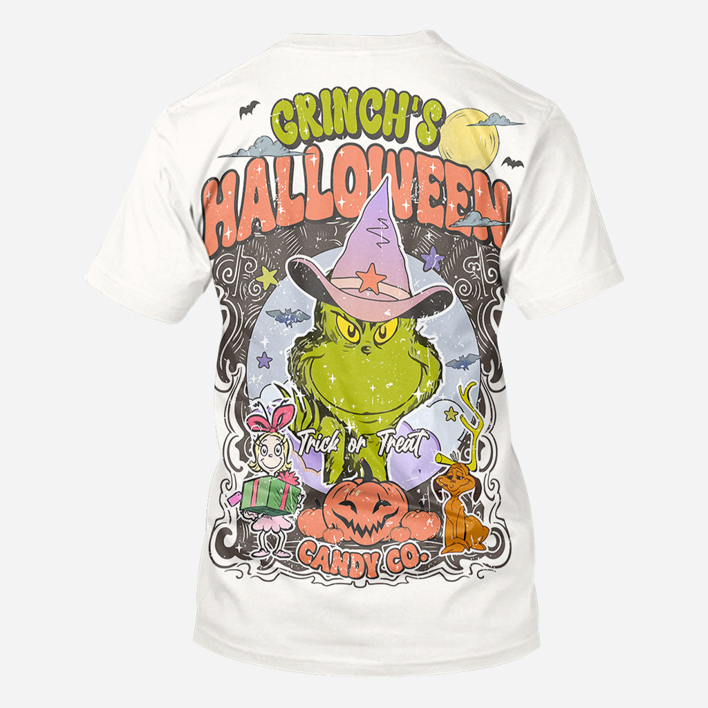 Joyeux Halloween - T-shirt personnalisé « Étoffe de Noël »