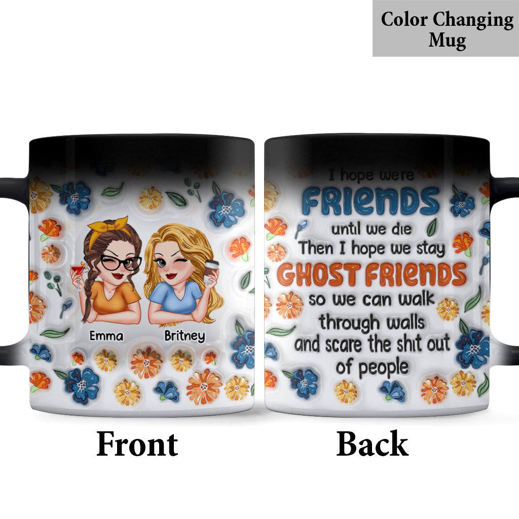 Mug personnalisé pour meilleures amies - Amies fantômes