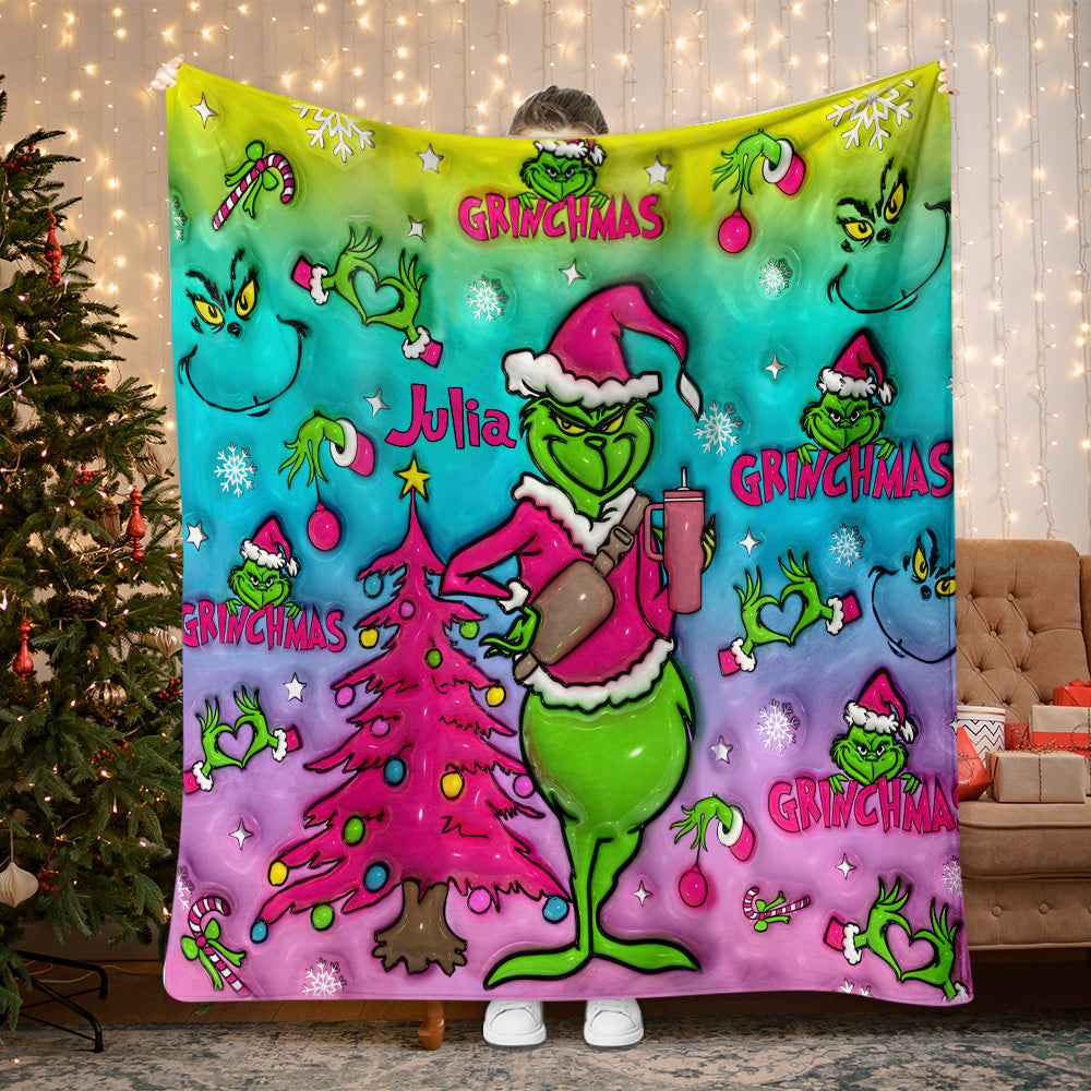 Holo Christmas - Couverture de Noël personnalisée