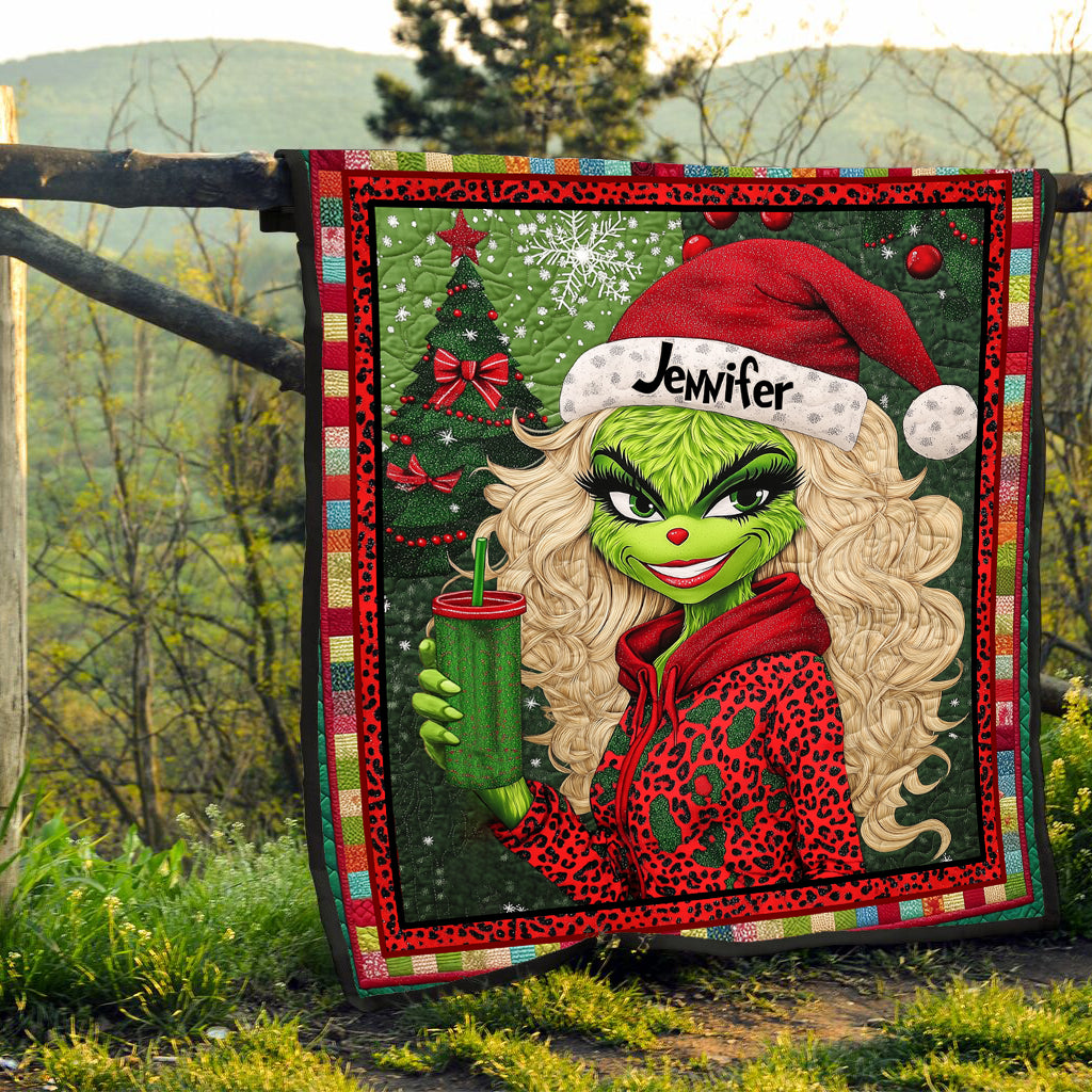 Belle Dame Verte - Étole de Noël personnalisée