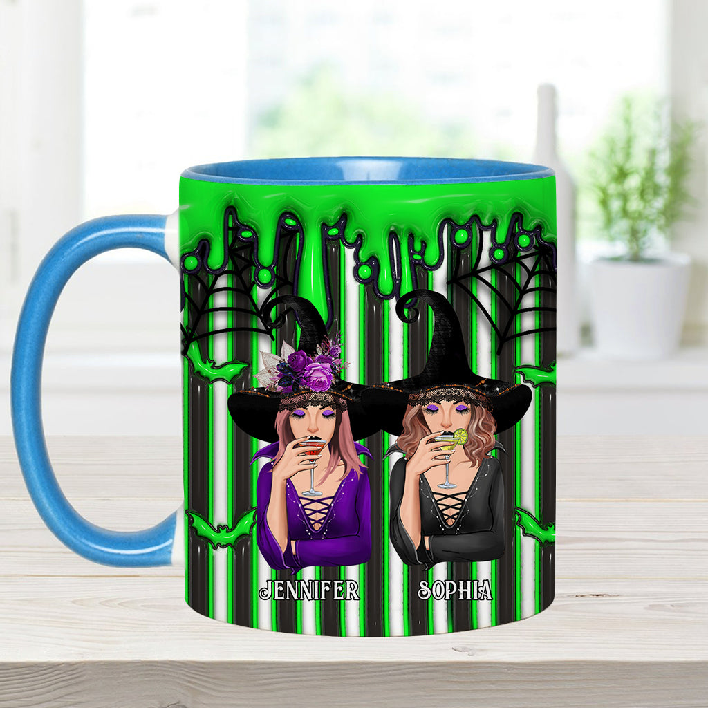 We're Strange and Unusual - Personalized Bestie Accent Mug
