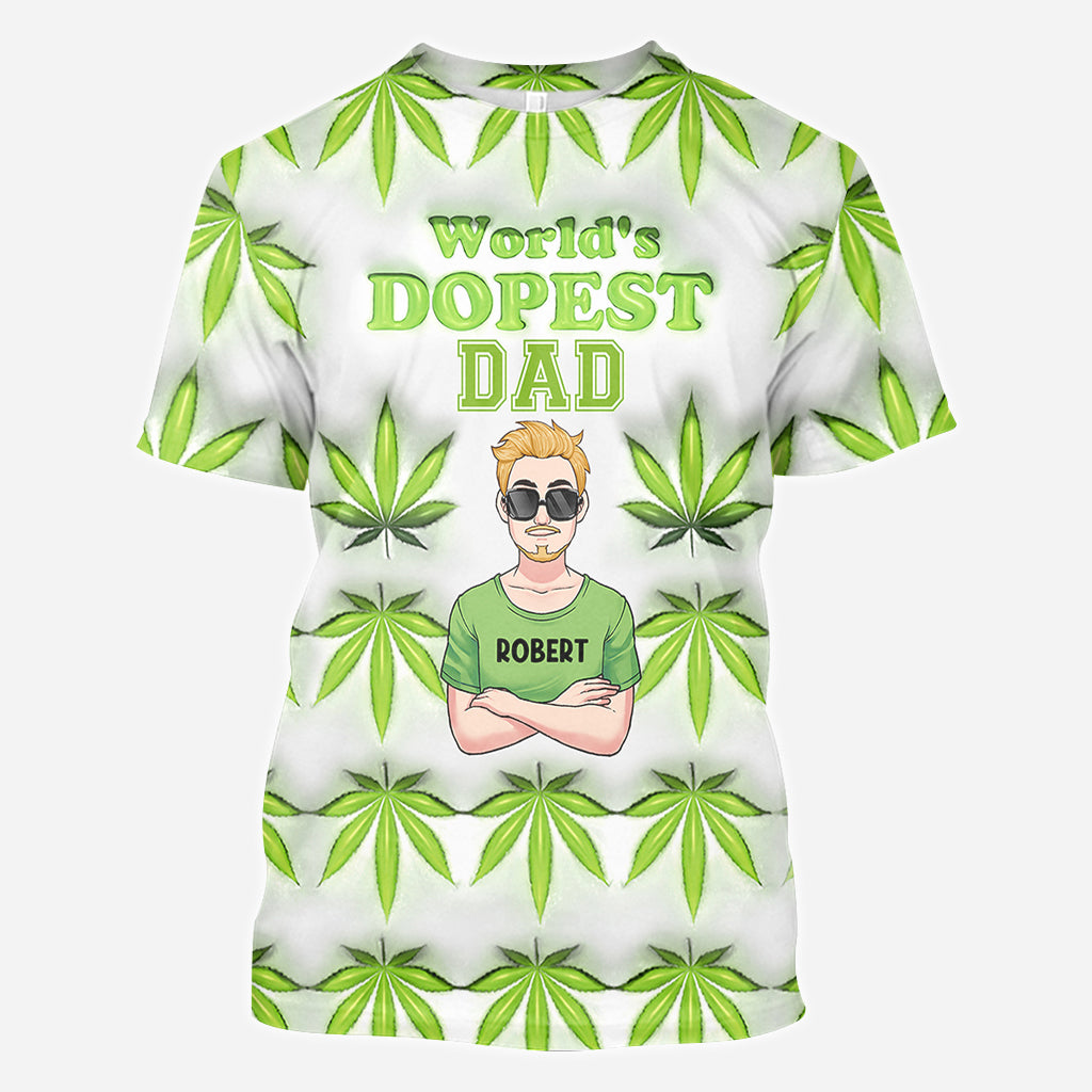Le papa le plus cool du monde - T-shirt personnalisé pour papa